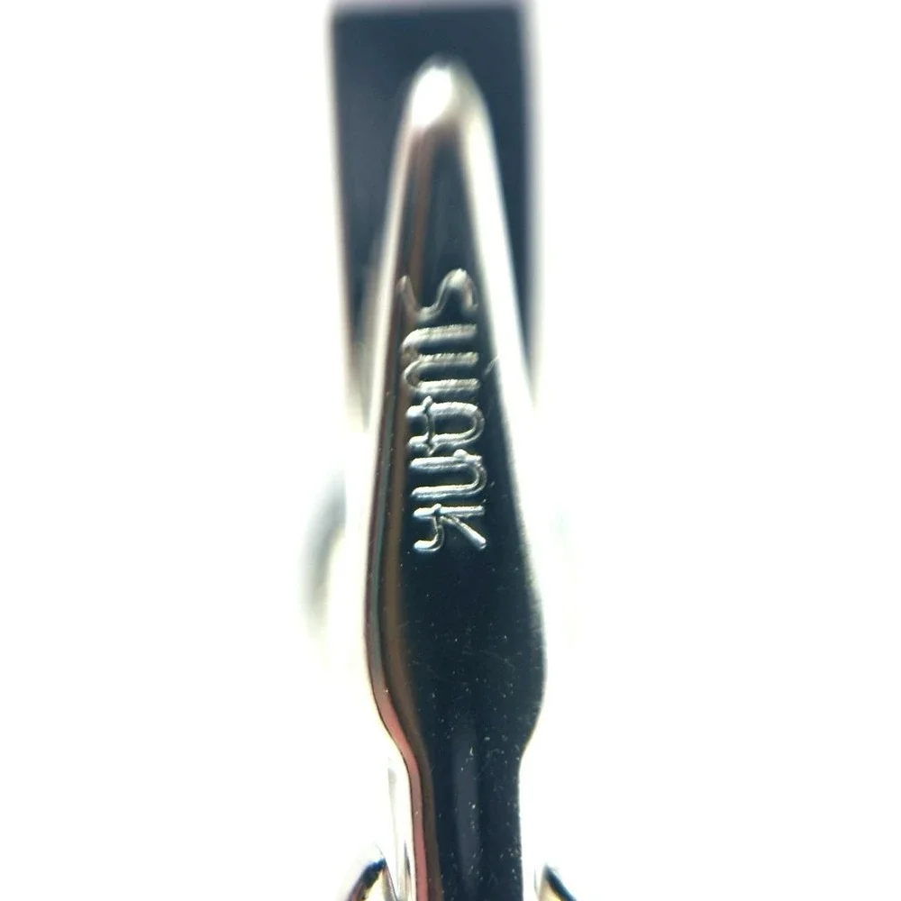 Swank Mens Vintage Silver Tone Black Cabochon Cufflinks and Tie Clip Set MCM